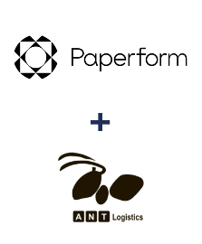Paperform ve ANT-Logistics entegrasyonu
