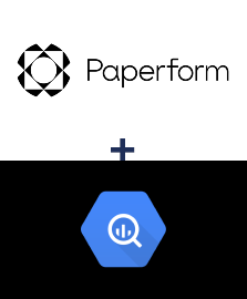 Paperform ve BigQuery entegrasyonu