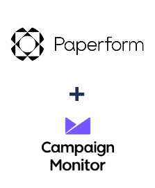 Paperform ve Campaign Monitor entegrasyonu