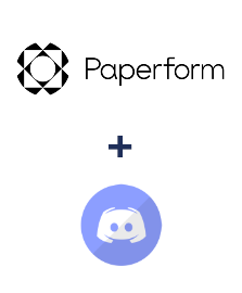 Paperform ve Discord entegrasyonu