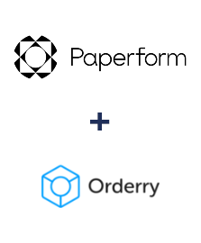 Paperform ve Orderry entegrasyonu