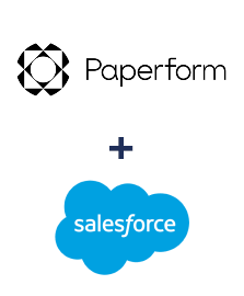 Paperform ve Salesforce CRM entegrasyonu