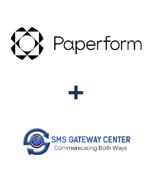 Paperform ve SMSGateway entegrasyonu
