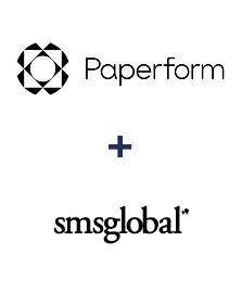 Paperform ve SMSGlobal entegrasyonu
