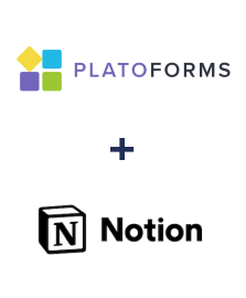 PlatoForms ve Notion entegrasyonu