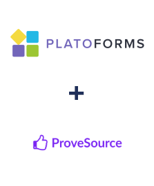 PlatoForms ve ProveSource entegrasyonu
