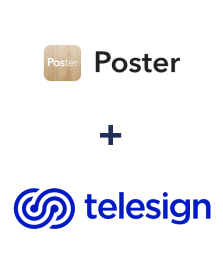 Poster ve Telesign entegrasyonu