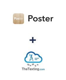 Poster ve TheTexting entegrasyonu