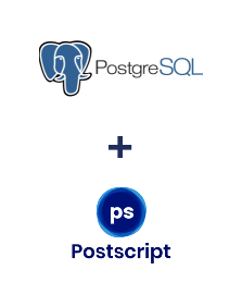 PostgreSQL ve Postscript entegrasyonu