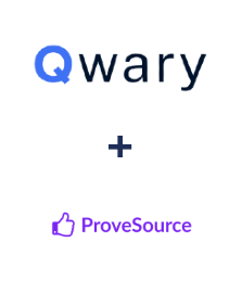 Qwary ve ProveSource entegrasyonu