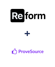 Reform ve ProveSource entegrasyonu