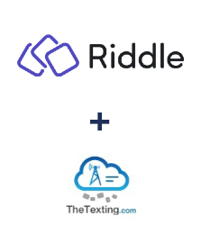 Riddle ve TheTexting entegrasyonu