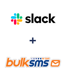 Slack ve BulkSMS entegrasyonu