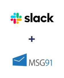 Slack ve MSG91 entegrasyonu