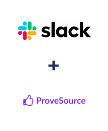 Slack ve ProveSource entegrasyonu