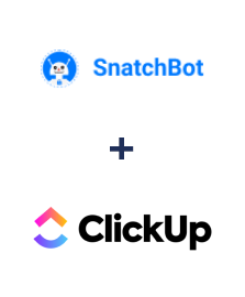 SnatchBot ve ClickUp entegrasyonu