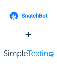 SnatchBot ve SimpleTexting entegrasyonu