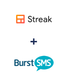 Streak ve Burst SMS entegrasyonu