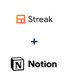 Streak ve Notion entegrasyonu