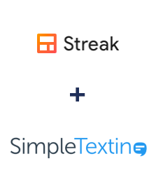 Streak ve SimpleTexting entegrasyonu