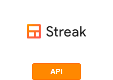 Streak diğer sistemlerle API aracılığıyla entegrasyon