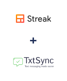 Streak ve TxtSync entegrasyonu