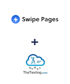 Swipe Pages ve TheTexting entegrasyonu