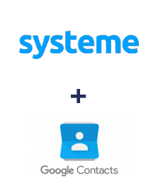 Systeme.io ve Google Contacts entegrasyonu