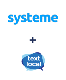 Systeme.io ve Textlocal entegrasyonu