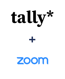 Tally ve Zoom entegrasyonu