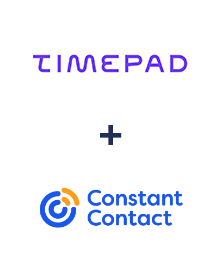Timepad ve Constant Contact entegrasyonu