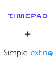 Timepad ve SimpleTexting entegrasyonu