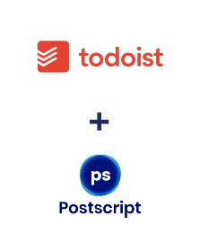 Todoist ve Postscript entegrasyonu