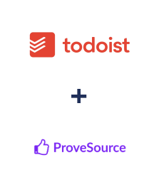 Todoist ve ProveSource entegrasyonu