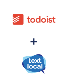 Todoist ve Textlocal entegrasyonu