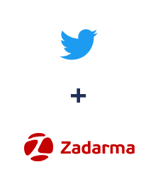 Twitter ve Zadarma entegrasyonu
