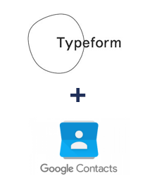 Typeform ve Google Contacts entegrasyonu