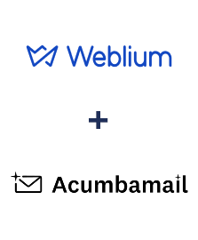 Weblium ve Acumbamail entegrasyonu