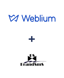 Weblium ve BrandSMS  entegrasyonu