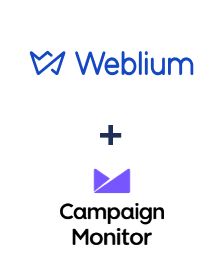 Weblium ve Campaign Monitor entegrasyonu