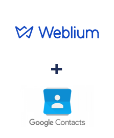 Weblium ve Google Contacts entegrasyonu