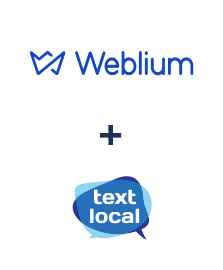 Weblium ve Textlocal entegrasyonu
