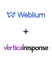 Weblium ve VerticalResponse entegrasyonu