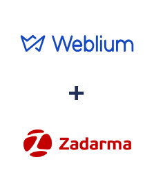 Weblium ve Zadarma entegrasyonu