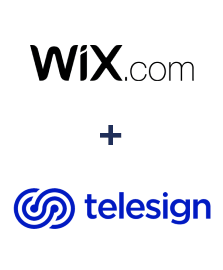 Wix ve Telesign entegrasyonu