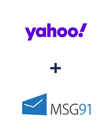 Yahoo! ve MSG91 entegrasyonu