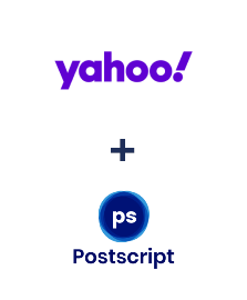 Yahoo! ve Postscript entegrasyonu