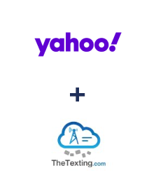 Yahoo! ve TheTexting entegrasyonu