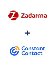 Zadarma ve Constant Contact entegrasyonu