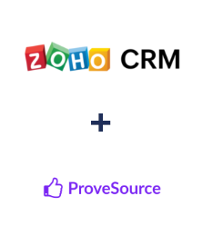 ZOHO CRM ve ProveSource entegrasyonu